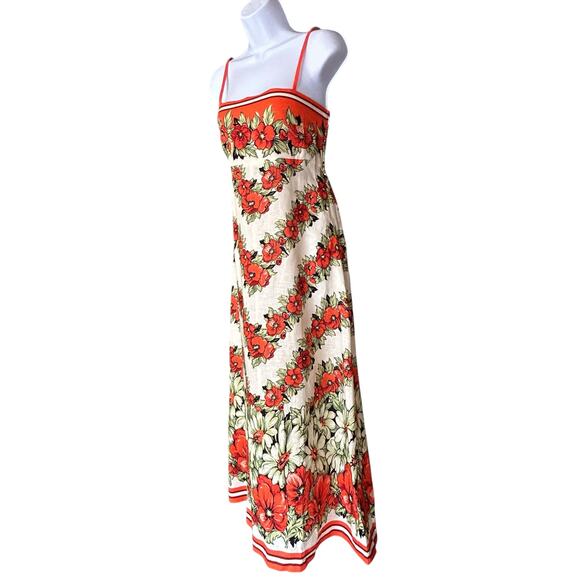 Alemais Amelie Dress Red Poppy Linen Maxi Size 4 Floral Sundress - Picture 4 of 13